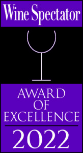 Wine Spectator Award of Excellence 2022