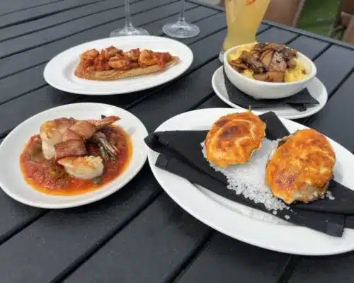 A selection of appetizers at Scoma's