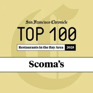 San Francisco Top 100 Restaurants in the Bay Area 2025 awarded to Scoma's