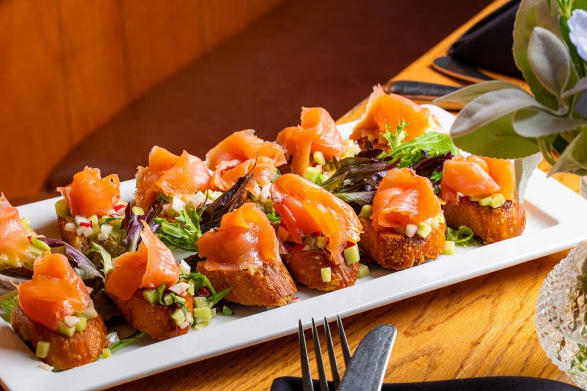 Salmon Bruchetta