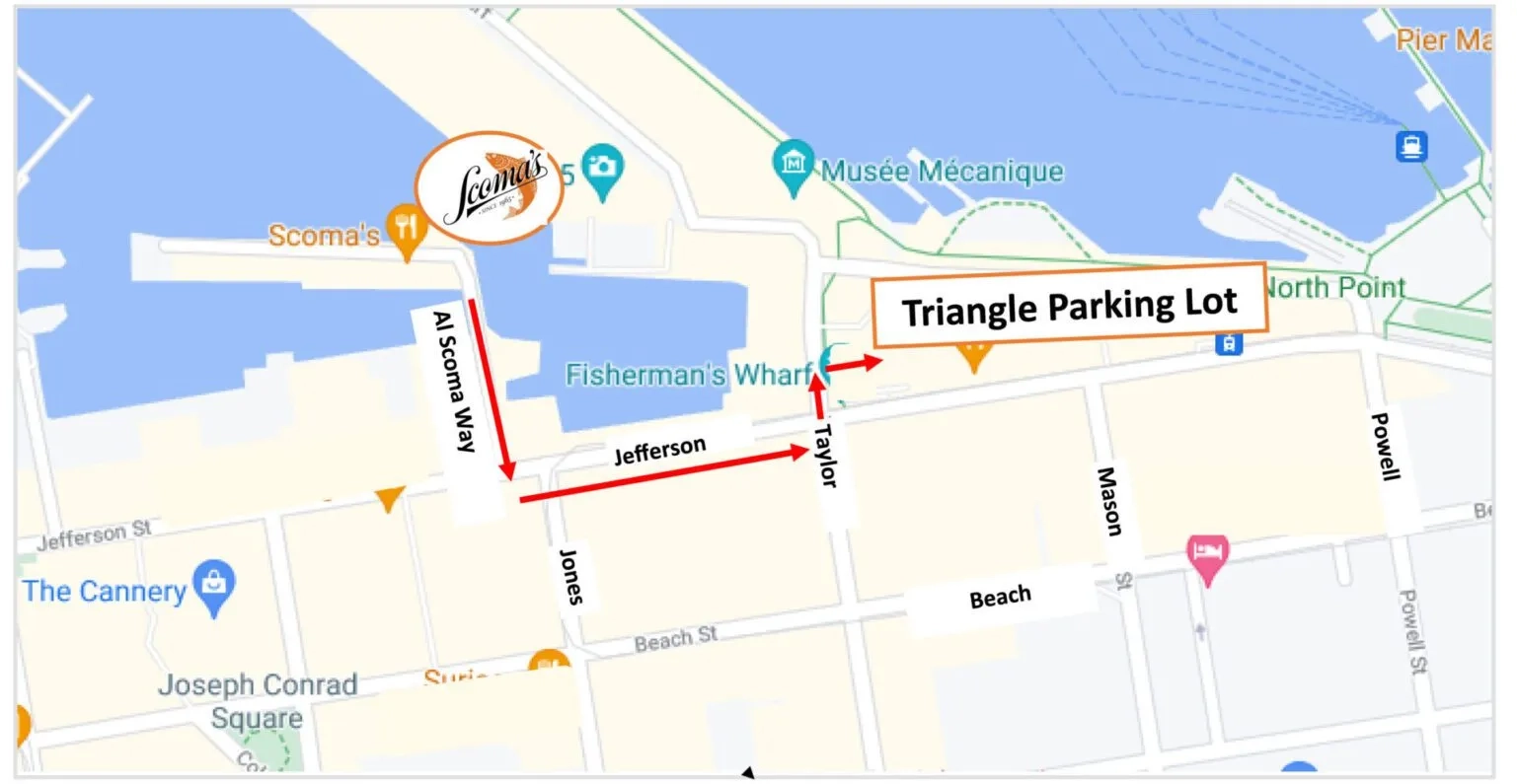 Triangle Parking Lot Map