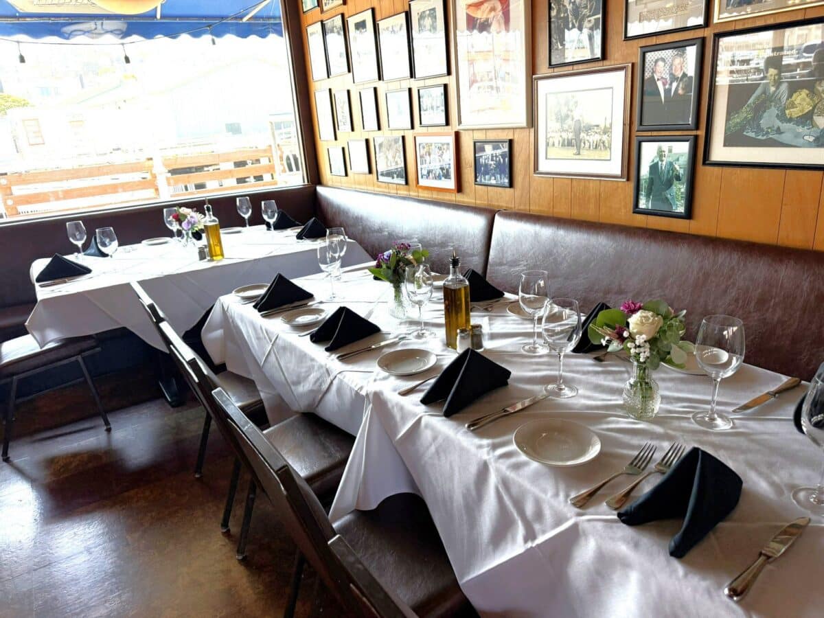 The Venturi Room at Scoma's Restaurant