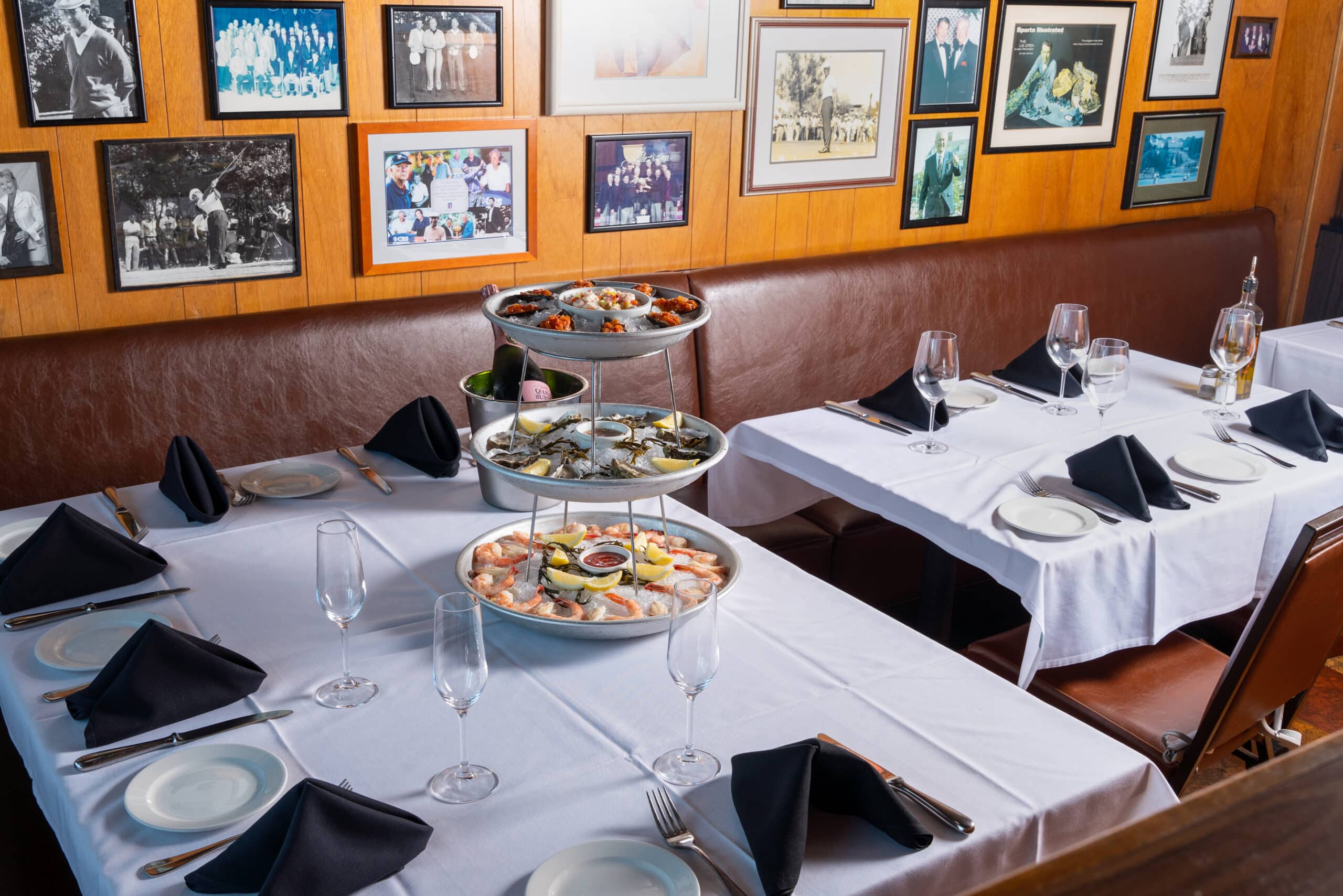 Venturi Room with Seafood Appetizer Tower
